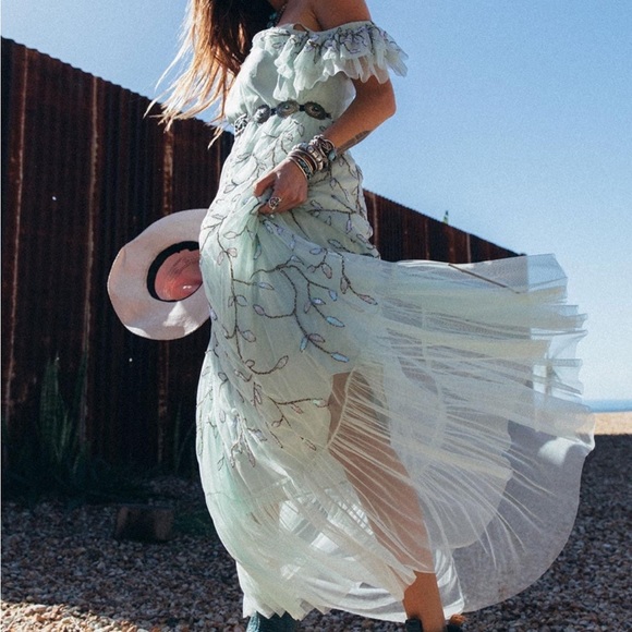 Chasing Unicorns Cajun Moon Tulle Maxi Dress - Picture 6 of 15